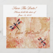 Libellen-Schwung Save The Date (Vorne/Hinten)