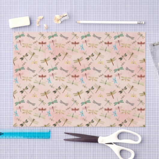 Libellen Seidenpapier (Handwerk)