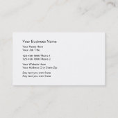 Libellen-Silhouette-Geschäfts-Karten Visitenkarte (Rückseite)