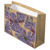 Libellen sind auch schön! große geschenktüte (Vorderseite Schrägansicht)