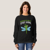 Libellen sind mein Seelentier Libelle Sweatshirt (Vorne ganz)