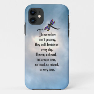 Libellen-"so geliebtes" Gedicht Case-Mate iPhone Hülle