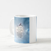 Libellen-"so geliebtes" Gedicht Kaffeetasse (Vorderseite Links)
