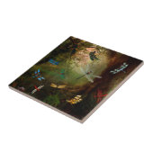 Libellen-Spielplatz Fliese (Seite)