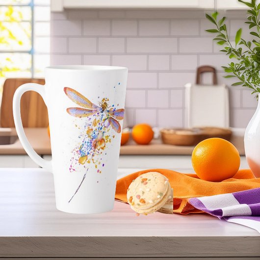 Libellen-Spritzer Milchtasse