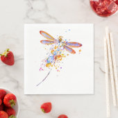 Libellen-Spritzer Serviette (Beispiel)