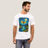 Libellen-Sternennacht (1) T-Shirt (Vorne ganz)
