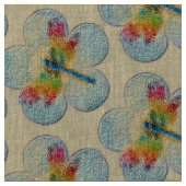 Libellen Stoff (Nahaufnahme)