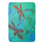 Libellen-Tanz Badematte (Vorderseite Vertikal)