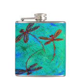 Libellen-Tanz Flachmann (Vorderseite)