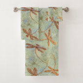 Libellen-Tanz-Gold Badhandtuch Set (Insitu)
