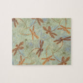 Libellen-Tanz-Gold Puzzle (Horizontal)
