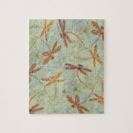 Libellen-Tanz-Gold Puzzle