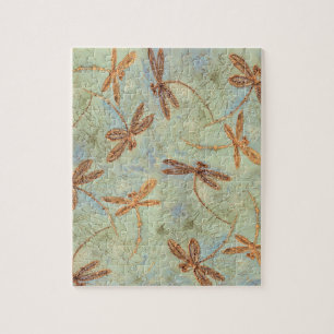 Libellen-Tanz-Gold Puzzle