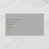 Libellen-Tanz-GoldVisitenkarten Visitenkarte (Rückseite)