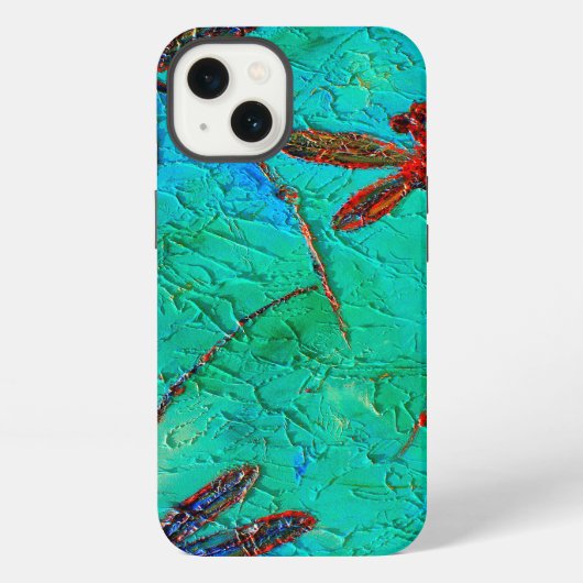 Libellen-Tanz iPhone Hülle (Rückseite)