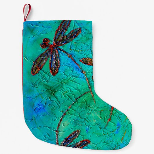 Libellen-Tanz Kleiner Weihnachtsstrumpf (Vorderseite)