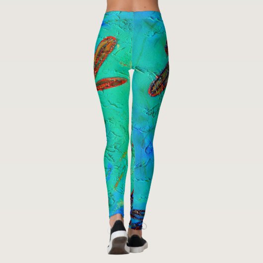 Libellen-Tanz Leggings (Rückseite)