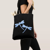 Libellen-Tasche - Eisblauer Schimmer Tasche (Von Nahem)
