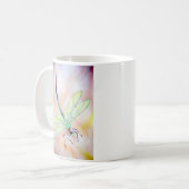 Libellen-Tasse: Fliege gut, helles! Kaffeetasse (Vorderseite Links)
