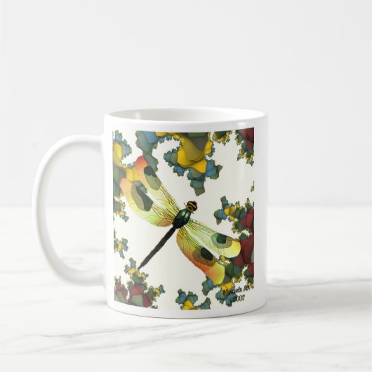 Libellen-Tasse (Herbstfarben) Kaffeetasse (Links)