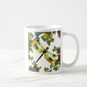 Libellen-Tasse (Herbstfarben) Kaffeetasse