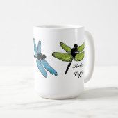 Libellen-Tasse Kaffeetasse (VorderseiteRechts)