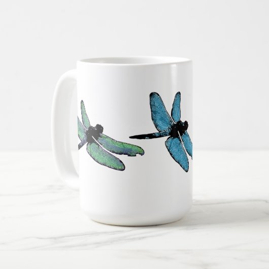 Libellen-Tasse Kaffeetasse (Vorderseite Links)