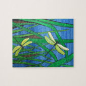 Libellen-Teich Puzzle (Horizontal)