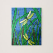 Libellen-Teich Puzzle (Vertikal)