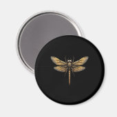 Libellen-Tier-Art-Grafik Libelle (2) Magnet (Vorderseite/Rückseite)