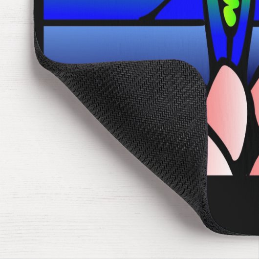 Libellen-Tiffany-Art Mousepad (Ecke)
