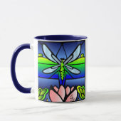 Libellen-Tiffany-Art Tasse (Links)