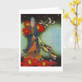 Libellen-Traum IX (als oben, so unten) Karte (Gelbe Blume)