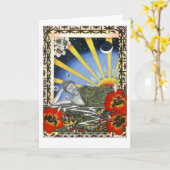 LIBELLEN-TRAUM VI (Sonnenuntergang Koan am Karte (Gelbe Blume)