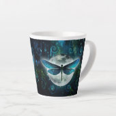 Libellen-Träume Latte-Mug Milchtasse (Rechte Ecke)