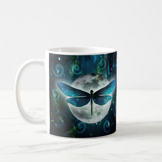 Libellen-Träume-Tasse Kaffeetasse (Links)