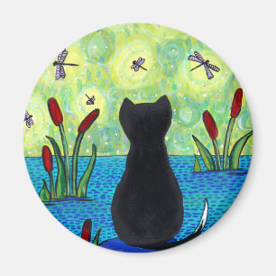 Libellen-Träumer-Magnet Magnet