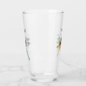 Libellen-Traumlandschaft, individuell Glas (Links)