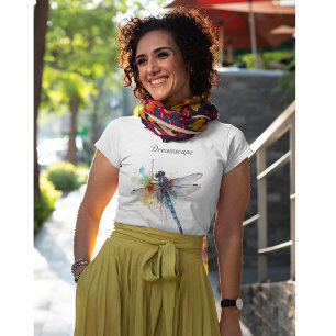 Libellen-Traumlandschaft, individuell Tri-Blend Shirt