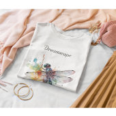 Libellen-Traumlandschaft, individuell Tri-Blend Shirt