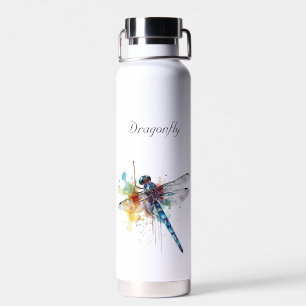 Libellen-Traumlandschaft, individuell Trinkflasche