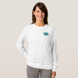 Libellen-Typ-Logo-T-Shirt für Frauen T-Shirt