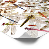 Libellen überall poster (Ecke)