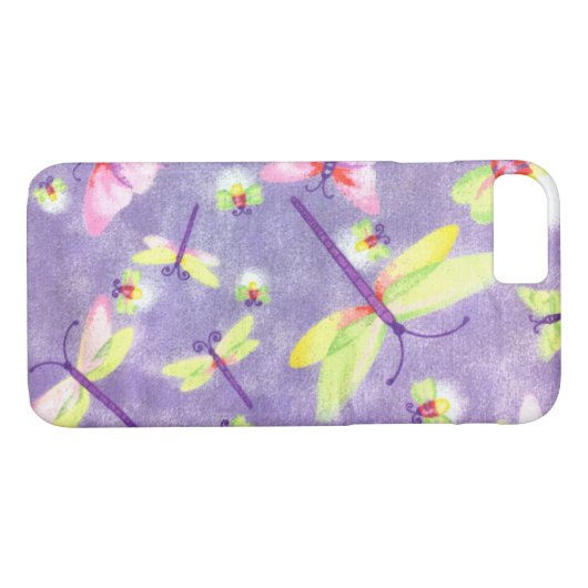 Libellen und Blitze Case-Mate iPhone Hülle (Rückseite (Horizontal))