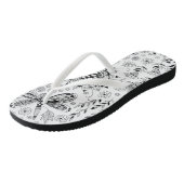 Libellen und Blume Badesandalen (Schrägansicht)