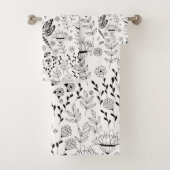 Libellen und Blume Badhandtuch Set (Insitu)