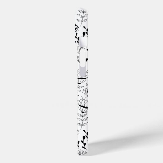 Libellen und Blume Case-Mate iPhone Hülle (Rückseite / Links)