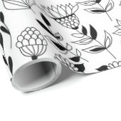 Libellen und Blume Geschenkpapier (Rolleneckpunkt)