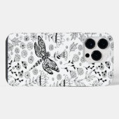Libellen und Blume iPhone Hülle (Rückseite (Horizontal))
